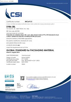 rinnovo BRCIoP 2023 grade AA+